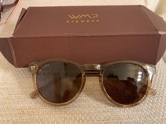 WMP Sydney Brown Mineral / Brown Lens 54-20-144 Polarized Sunglasses