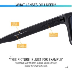 hdhut Anti-Scratch Polarized Replacement Lenses for-Oakley Radar EV Path 9208
