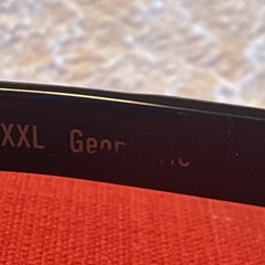Vintage Frames (VF) Company Geometric Oversized, Black Acetate XXL