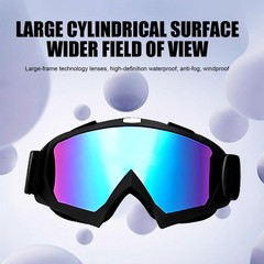 Motorcycle Goggles with Face Mask Windproof, Dustproof, Racing Ski Goggles