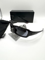 Oakley Fives Squared Polished Black/Grey Lenses Sunglasses OO9238-0454