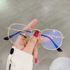 Retro Hipster Sunglasses Men Women Geometric Square Vintage Metal Frame Glasses
