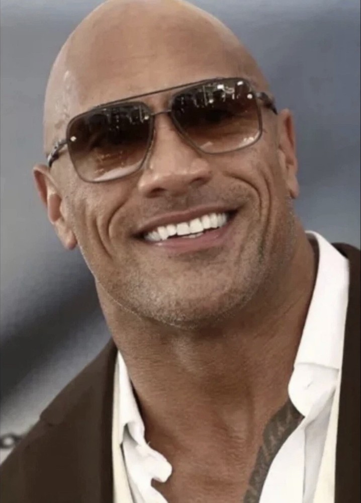 Brand Designer Dwayne Johnson Sunglasses Business Fashion Celebrity The Rock