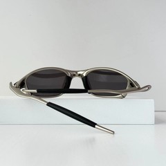 Oakley Juliet X-Metal Sunglasses Gray Frame Black Lens Vintage
