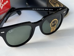NEW Ray-Ban RB2168 901/31 METEOR Polished Black G-15 Green Sunglasses 50mm