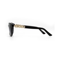1 Unit New Solvari Black Polarized Gradient Lens Sunglasses 56-15-135 #612
