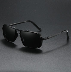 Metal Square Retro Polarized Sunglasses Men Women Outdoor Sports Glasses UV400