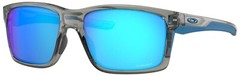 NEW Oakley MAINLINK XL OO9264-4261 Grey Ink/ Prizm Sapphire Iridium Sunglasses