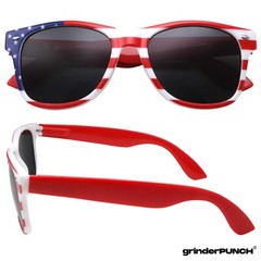 2 Pairs Bulk American Sunglasses USA Flag Classic Patriot