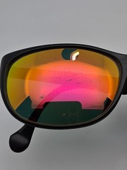 Charmant Chameleon 4915 Black Frame Multi-Color Mirror Glass Lens Sunglasses