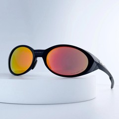 Oakley Eye Jacket Redux OO9438 Black Frame Ruby Lens Sunglasses