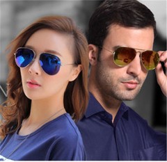 Classic Aviator Sunglasses Mirror Lens Vintage Fashion Frame Glasses UV 100% New