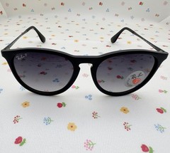 Ray-Ban RB4171 622/T3 54-18 Erika Matte Black Frame Grey Gradient Polarized Lens