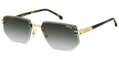 Carrera 1070/S 0NR Gold Brown Havana/Green Shaded Rectangular Men’s Sunglasses