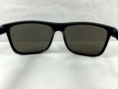 Blue Mirror Lenses Matte Black Frames Square Sunglasses 908P MADE IN CHINA
