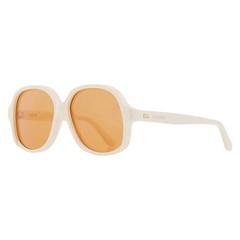 Valentino Orange Irregular Unisex Sunglasses VLS-177 C 59 VLS-177 C 59