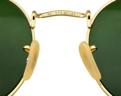 Ray-Ban B3447 Round Metal Gold Frame Green Classic Lenses 50mm Unisex