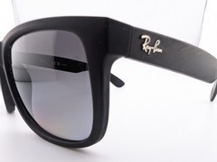Ray-Ban Sunglasses, Polarized Lenses, RB 4165 622/T3 3P Justin, 54-16-145, Black