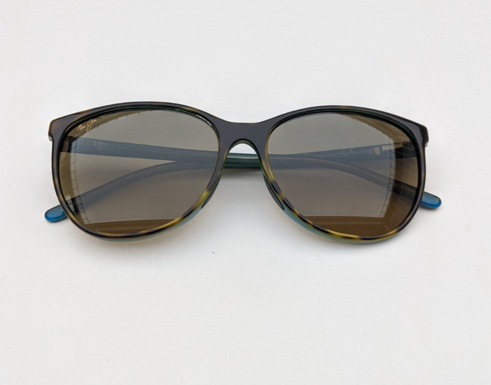 🕶️Made in Italy! Maui Jim MJ723-10P Ocean Sunglasses 57/16 135 /EUC454🕶️