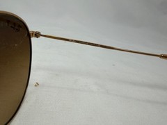 Ray Ban RB3447N Gold Frame/Copper Lens Sunglasses Size 50-21-145 Scratches Read