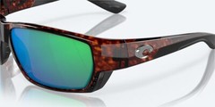 Costa Del Mar Tuna Alley Tortoise/Green Mirror 580P 62 mm Polarized Sunglasses