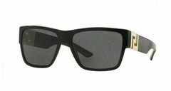 Versace Men’s VE4296 Sunglasses Black/Gray 59mm