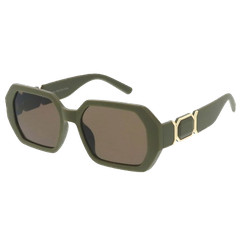 Designer Square Sunglasses Oversized Unisex Fashion UV400 Modern Eyewear