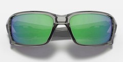 OAKLEY STRAIGHTLINK SUNGALSSES GREY INK TRANSPARENT JADE GREEN IRIDIUM OO9331-03