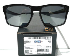 NEW Oakley SLIVER Polished Black POLARIZED Black Lens Sunglass 9262-09
