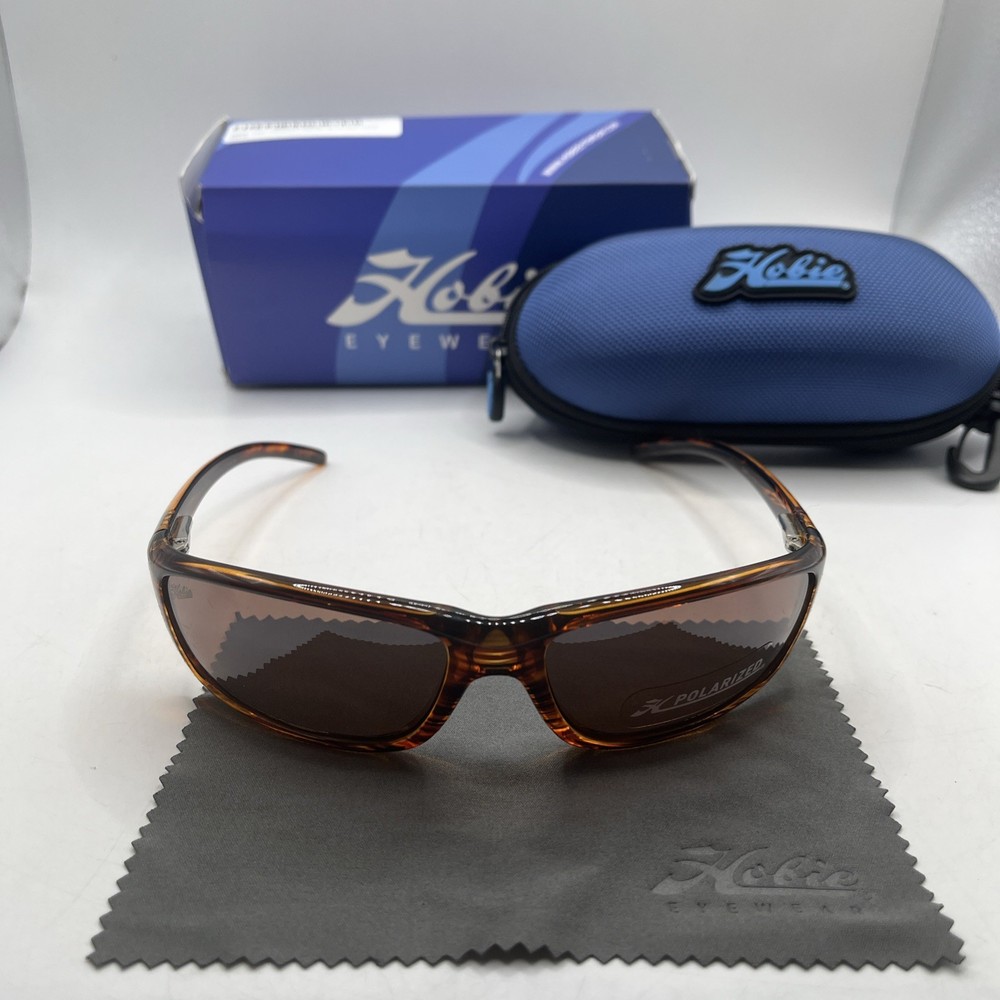 Hobie Shiny Wood Grain Frame & Copper Polarized Cabo Sunglasses – CABO-58PCP NIP
