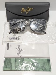 NEW Maui Jim Wild Coast Black w/Red Polarized Maui Rose Sunglasses R756-02R