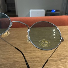 Round Oval Metal Frame Sunglasses Unisex Fashion Silver