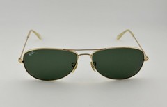 Ray Ban Cockpit RB3362 Gold Frame Aviator Sunglasses 001 59-14 3N VINTAGE