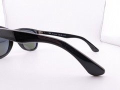 Ray-Ban Sunglasses, Polarized Lenses, RB 4184 601/9A 3P Black, 54-17-145, Brazil