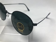 Ray-Ban Sunglasses RB3447 Round Metal Black Frame Grey Classic Lens 50mm Unisex