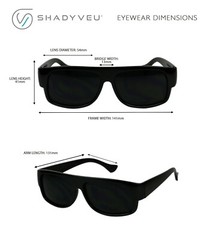 ShadyVEU Original OG Flat Top Gangster Cholo Sunglasses with Spring Hinge Retro