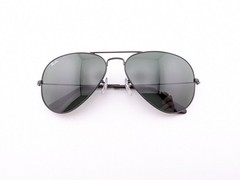 Ray-Ban Sunglasses, RB 3025 Aviator Large Metal L2823 3N Black, 58-14-135, Italy