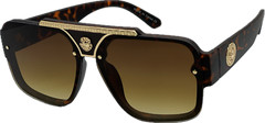 MEN SQUARE DESIGNER SHADES RETRO GOLD RAPPER CLASSIC RETRO LUXURY MODEL EYEWEAR