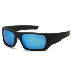 Gascan CRYSTAL BLACK/Red Ruby Iridium Polarized Sunglasses