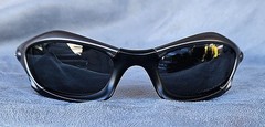 Oakley Splice Sunglasses Gun Metal and Black Frame Black lense, NEW.
