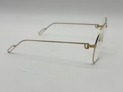PREMIERE C DE CARTIER PILOT SHAPE GOLD EYEGLASSES CT0116O NEW 100% GENUINE $1425