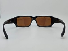Costa Del Mar Fantail Blackout Frame 580G Polarized Green Mirror Lens Sunglasses