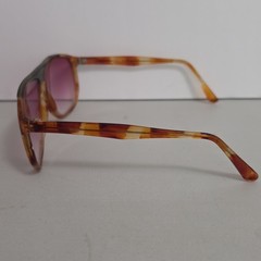 Vintage 80s Jantzen Aviator Sunglasses Purple Gradient Lenses Tortoise Frame