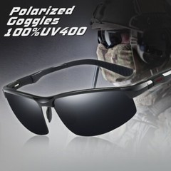 Aluminum HD Polarized Photochromic Sunglasses Men Driving Eyewear Sports Glasses