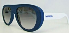 Sunglasses Havaianas RIO/Medium Blue White Frame Smoke Lens,Brazilian Flag icon