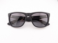 Ray-Ban Sunglasses, Polarized Lenses, RB 4165 622/T3 3P Justin, 54-16-145, Black