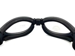 MOTORCYCLE Riding Padded Folding Pocket GOGGLES Protective Eyewear Clear Lens