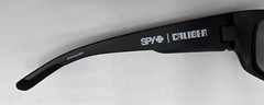 Authentic SPY+ Optic Caliber Shield Matte Black Happy Gray Green Lens Sunglasses