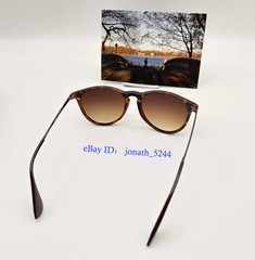Ray-Ban Erika RB4171 Women’s Sunglasses Tortoise Brown Gradient Lenses 54mm UV