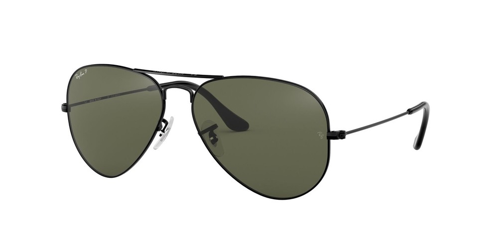 RAY BAN | NEW | AVIATOR MEDIUM | 3025 002 – 58 | BLACK | GREEN